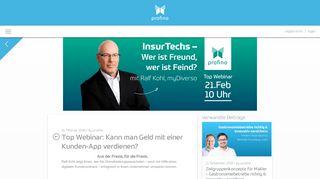 
                            12. Top Webinar: Kann man Geld mit einer Kunden-App verdienen ...