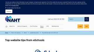 
                            5. Top website tips from eSchools - NAHT