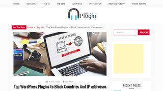 
                            7. Top WordPress Plugins to Block Countries And IP addresses