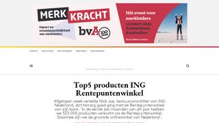 
                            9. Top5 producten ING Rentepuntenwinkel - Adformatie