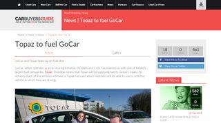 
                            10. Topaz to fuel GoCar - News - Car Buyers Guide