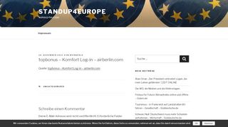 
                            3. topbonus – Komfort Log-in – airberlin.com – standup4europe