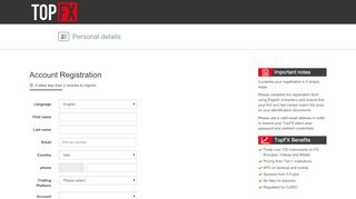 
                            3. TopFX | Open Live Account