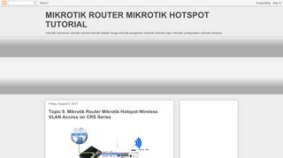 
                            7. Topic 9. Mikrotik Router Mikrotik Hotspot Wireless VLAN Access on ...