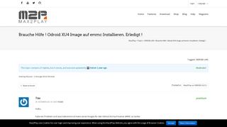 
                            8. Topic: Brauche Hilfe ! Odroid XU4 Image auf emmc Installieren ...