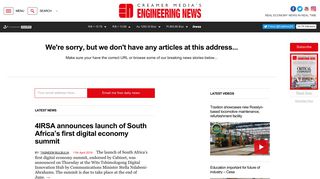 
                            10. Topic - Community Hours SA. - Engineering News