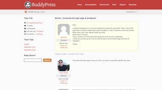 
                            5. Topic: Customize the login page of wordpress · BuddyPress.org