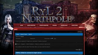
                            13. Topic: Failed to connect to login server (1/2) - NORTHPOLE - RYL2 ...