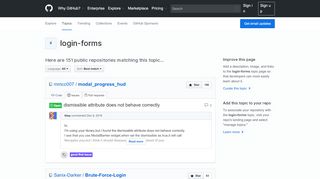 
                            4. Topic: login-forms · GitHub
