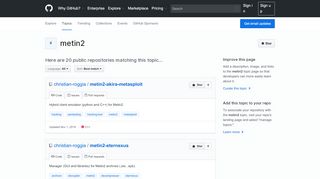 
                            9. Topic: metin2 · GitHub