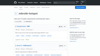 
                            9. Topic: mikrotik-hotspot · GitHub