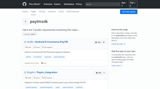 
                            8. Topic: paytmsdk · GitHub