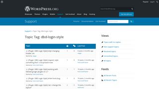
                            11. Topic Tag: dbd-login-style | WordPress.org