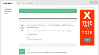 
                            1. Topic: Woocommerce: Prevent customers from Accesing wordpress ...
