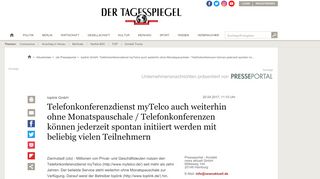 
                            3. toplink GmbH: Telefonkonferenzdienst myTelco auch weiterhin ohne ...
