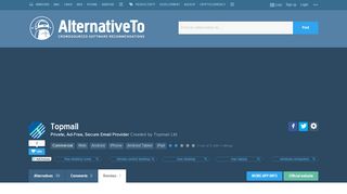 
                            6. Topmail Reviews - AlternativeTo.net