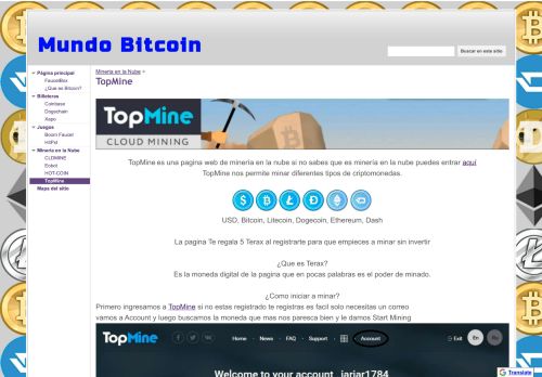 
                            3. TopMine - Mundo Bitcoin - Google Sites