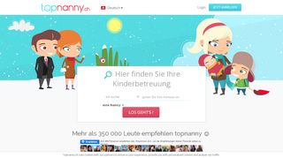 
                            9. topnanny.ch: ganz leicht eine Kinderbetreuung finden!