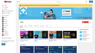 
                            8. Toppr - YouTube