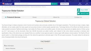 
                            6. Topsource Global Solution - Service Provider from Bandra East ...