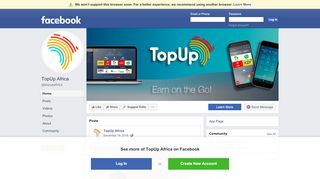 
                            6. TopUp Africa - Home | Facebook