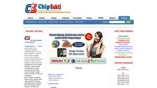 
                            7. Topup : CHIP SAKTI