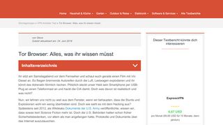 
                            10. Tor Browser: Alles, was ihr wissen müsst - Sonntagmorgen.com