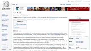 
                            13. Tor Mail - Wikipedia