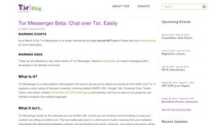 
                            3. Tor Messenger Beta: Chat over Tor, Easily | Tor Blog
