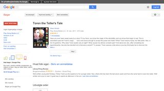 
                            10. Toren the Teller's Tale - Resultat for Google Books