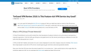 
                            13. TorGuard VPN Review 2018: Is This Feature-rich VPN ...