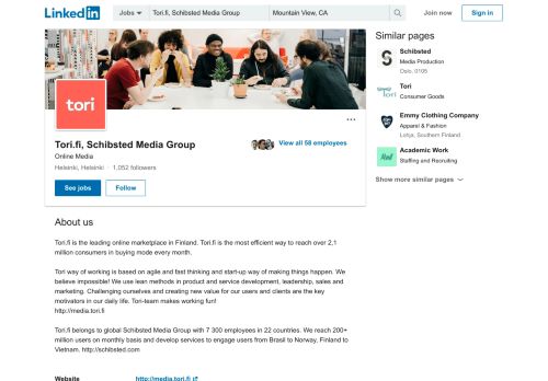 
                            7. Tori.fi, Schibsted Media Group | LinkedIn