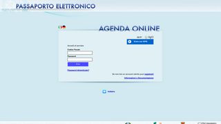 
                            3. Torna alla Login - Passaporto Elettronico