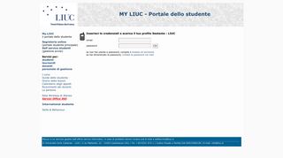 
                            10. Torna alla pagina di login - My LIUC - l'Intranet dell'Università Carlo ...