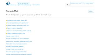 
                            3. Tornado Mail – SYSE Kundeservice