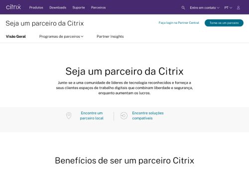 
                            3. Torne-se parceiro - Citrix