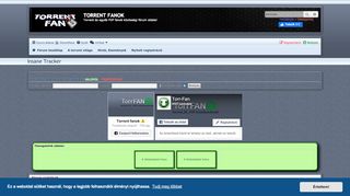
                            7. TORRENT FANOK • Insane Tracker : Nyitott regisztráció