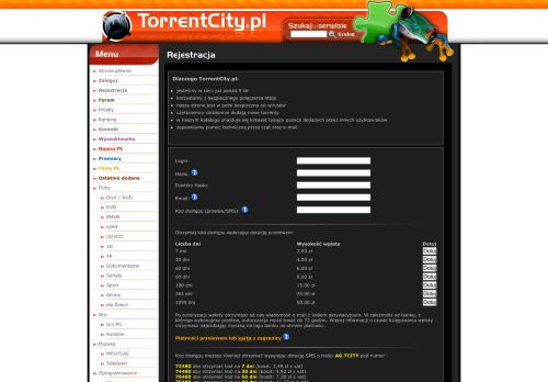 
                            2. TorrentCity.pl - torrenty, torrent, najnowsze torrenty, wyszukiwarka torrent