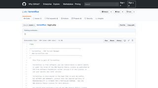 
                            12. torrentflux/login.php at master · alx/torrentflux · GitHub