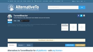 
                            3. TorrentReactor Alternatives and Similar Websites and Apps ...