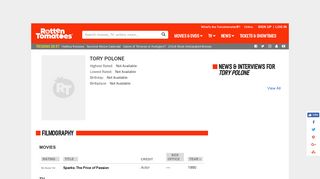 
                            10. Tory Polone - Rotten Tomatoes