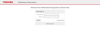 
                            3. Toshiba America Energy Systems Customer Portal