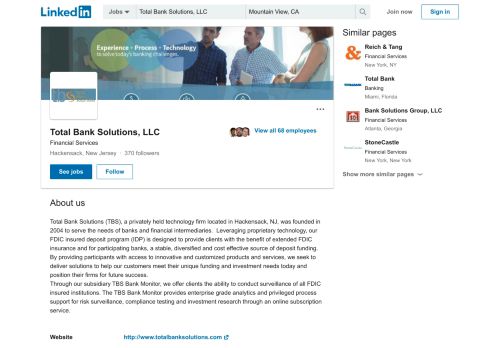 
                            11. Total Bank Solutions, LLC | LinkedIn