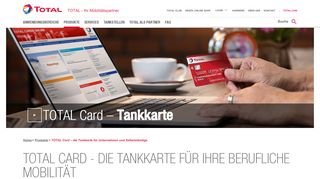 
                            2. TOTAL Card - Ihr Tankkartenanbieter für Unternehmen