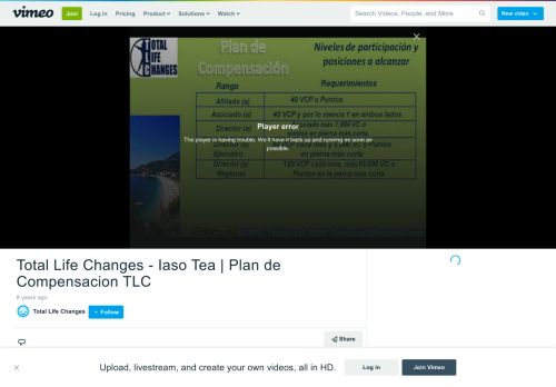 
                            13. Total Life Changes - Iaso Tea | Plan de Compensacion TLC on Vimeo