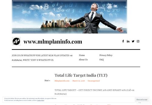 
                            5. Total Life Target India (TLT) – www.mlmplaninfo.com