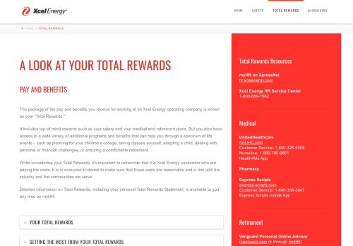 
                            4. Total Rewards | Xcel Energy