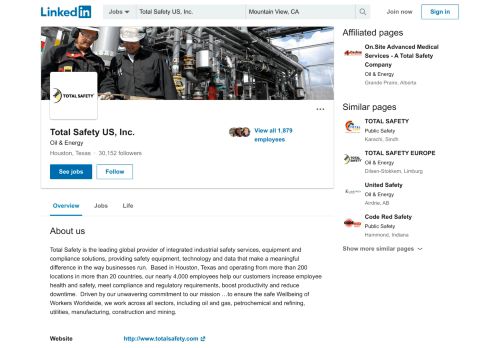 
                            12. Total Safety US, Inc. | LinkedIn