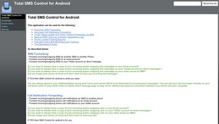 
                            6. Total SMS Control for Android - Google Sites