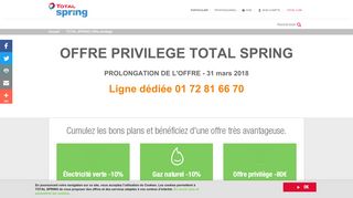 
                            9. TOTAL SPRING Offre privilège | Total Spring